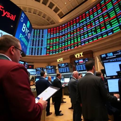 Immagine della Borsa di Milano con operatori finanziari al lavoro